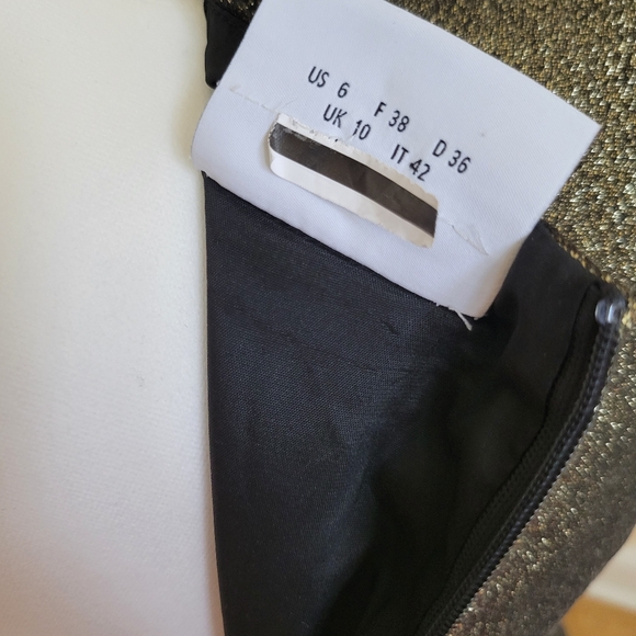 Akris Punto gold lame dress - Picture 7 of 7